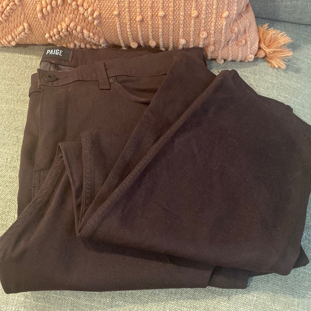 Mens Paige Federal Straight Leg Pants in Eggplant - Size 36